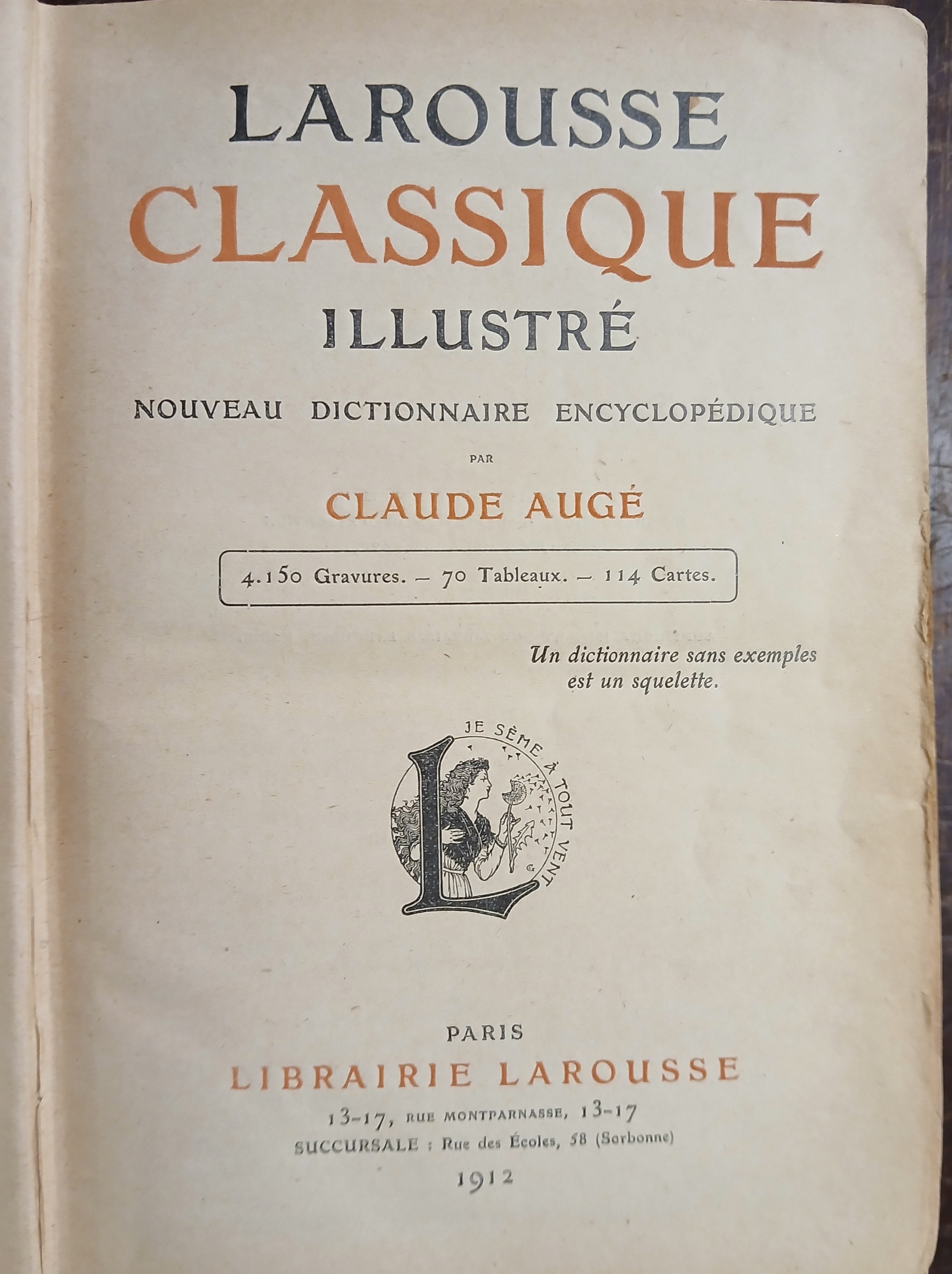 Larousse Classique Illustre - Nouveau Dictionnaire Encyclopedique
